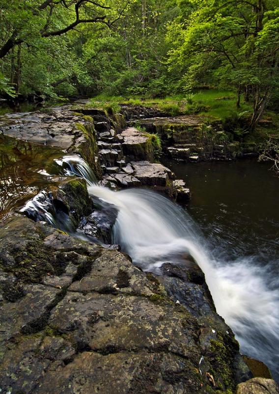 Pump Pwll (The Five Pools), Afon Pyrddin