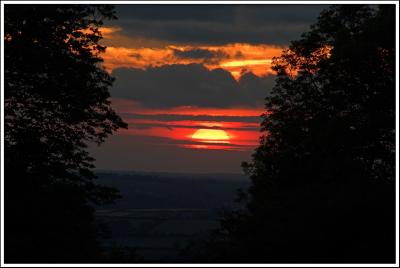 Sunset, nr Lydford