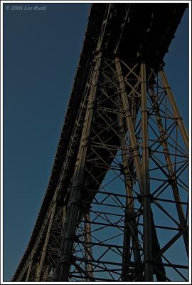 Meldon Viaduct from below