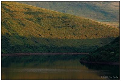 Meldon reservoir landscape