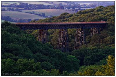 Meldon Viaduct in the evening