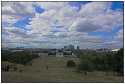 View from the hill - Greenwich Observatory