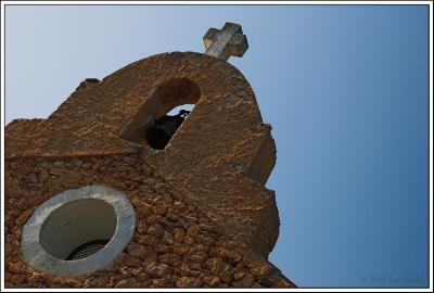 Church tower and sky - Alcaufar