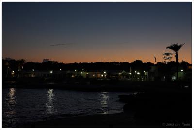 Evening view, S'Algar