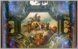 Painted hall roof detail