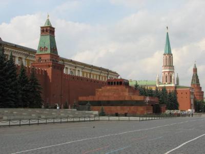 Plac Czerwony. Mury Kremla i Mauzoleum Lenina.(IMG_0361.JPG)