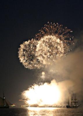 Trafalgar 200 fireworks