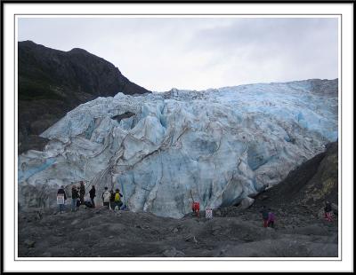 Exit Glacier Flowing down from Harding Icefield