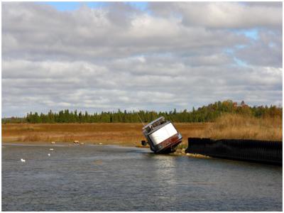 Lone Boat in Oliphant Harbour