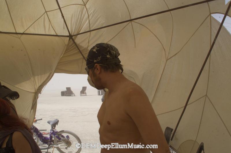 Stepping into a Bar during a Dust STORM!