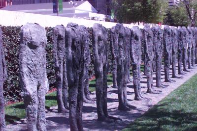 Magdalena Abakanowicz Bronze Crowd