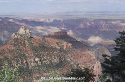 North Rim of the Grand Canyon observation Point Imperial
