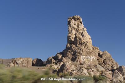 Ancient Tuffa Formation outside of Pyramid Lake