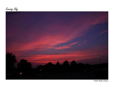 evening sky