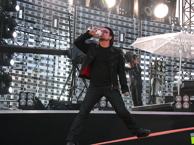 U2, Bono, Croke Park II, June 25, 2005