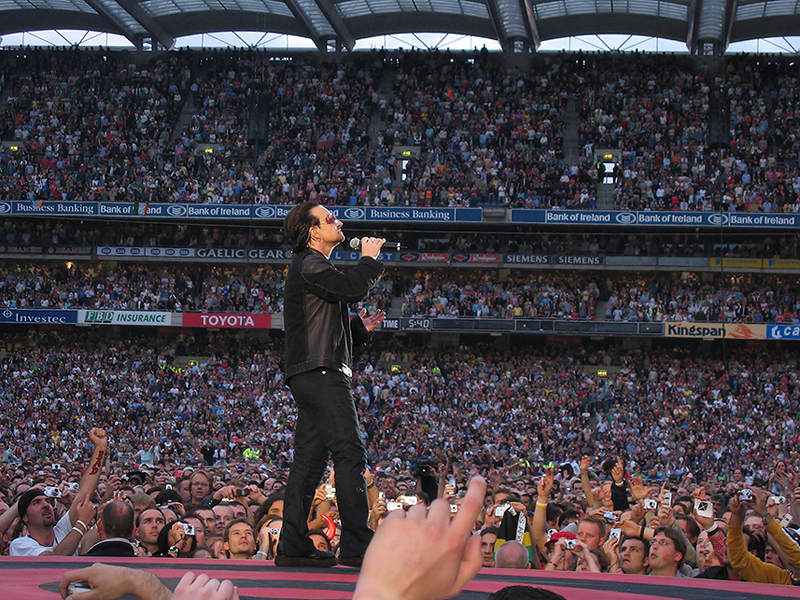 U2, Bono, Croke Park II, June 25, 2005