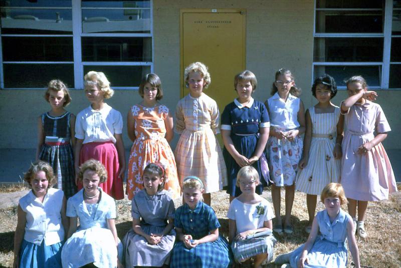 Bill S First Class Girls At Palo Verde Elementary School Phoenix Az