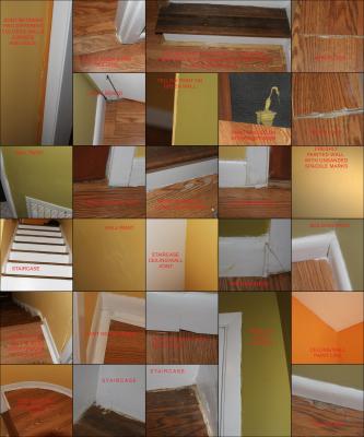 photos of paint and flooring