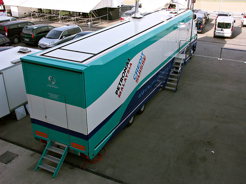 Camion Sauber Petronas