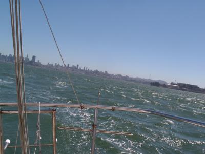 sailng from city