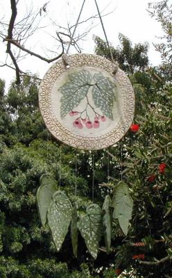 A windchime that a friend made for my garden...