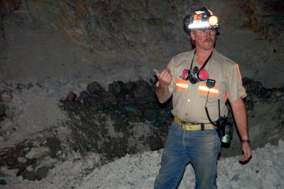 Danny Barton in the Henderson Mine                                      DSC_4129