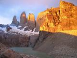 Sunrise at las Torres del Paine - Patagonian Chile