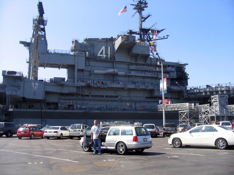 Here I am at the USS Midway CV-41