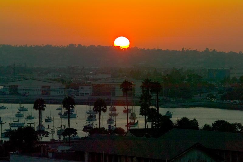Sunset in San Diego