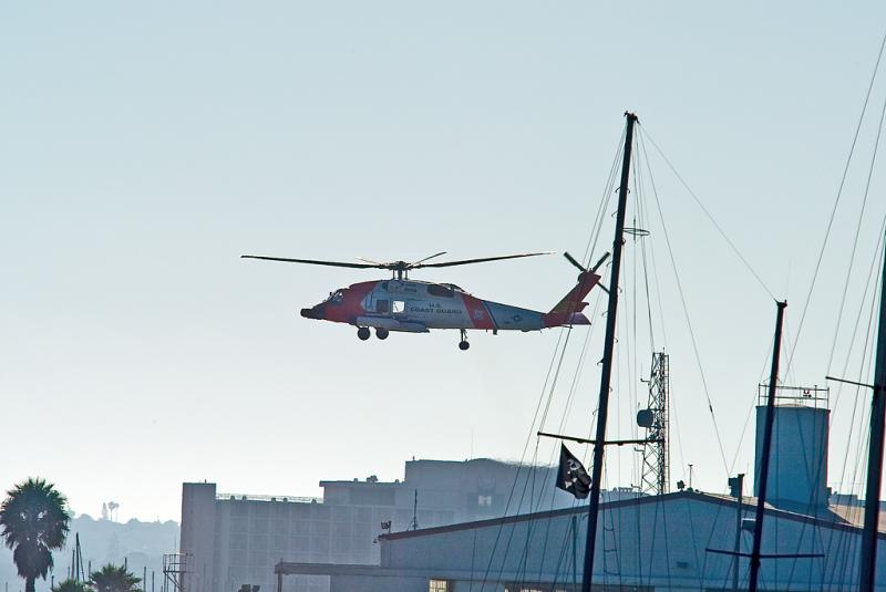 HH-60J Jayhawk taking off