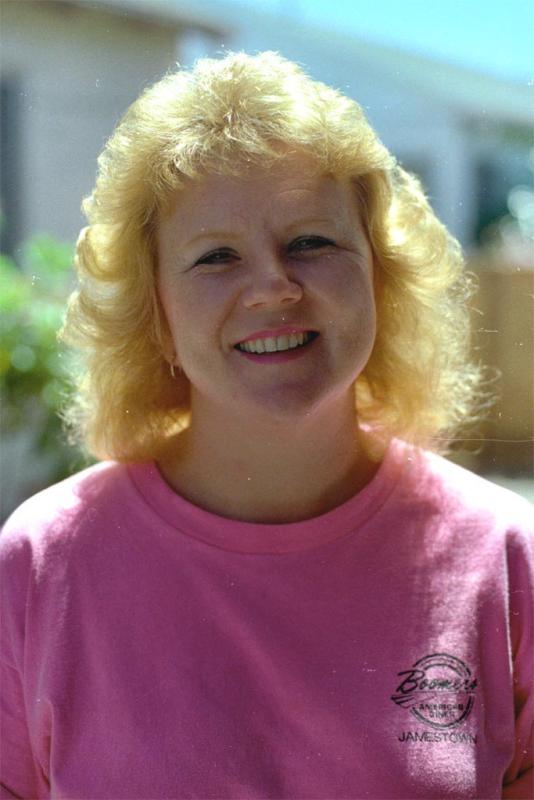 Gail with golden hair  1991