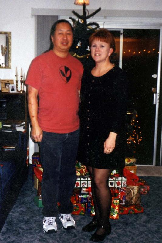 Elliot and Gail on Christmas eve  12/24/1997