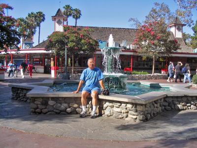 After lunch at Knotts Berry Farm