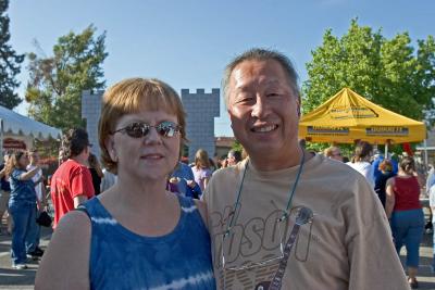 Gail and Elliot at the Castro Valley Chilli Cookoff  5/13/2005