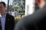 President Bush arriving at the Hotel Del Coronado