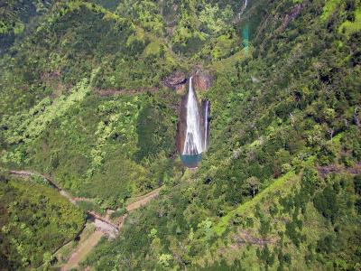 Jurassic Park Falls_From Helicopter