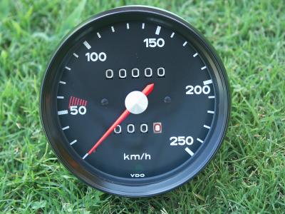 VDO 250 Km/h Speedometer Gauge - Repro #1