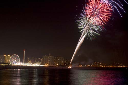 Firework over Brooklyn