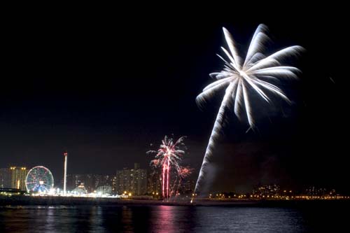 Firework over Brooklyn
