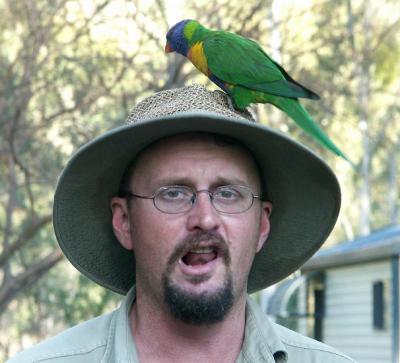 MC at bird feeding