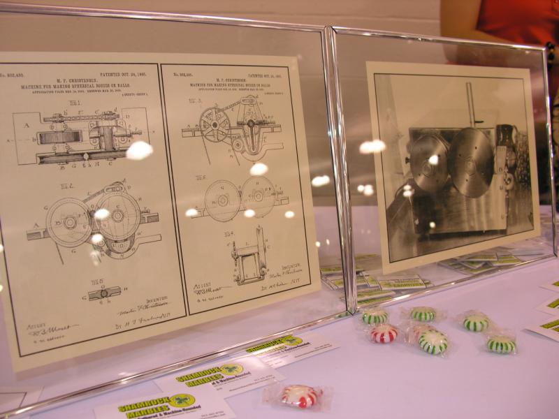 Diagram and pic of Johns marble machine which uses hand-gathered glass