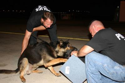 TPD K-9 Dope Training K-9 Chase