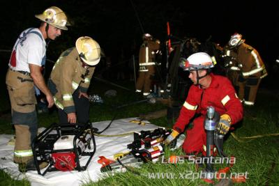 BMW Extrication with  BLS Injuries