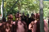 Begining of walking meditation