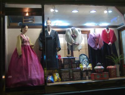 Mannequins in Hanbok, The Korean Traditional Dress
