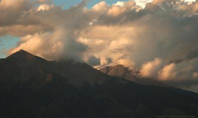 Mount Blanca Near Sunset