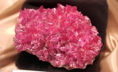 Rhodochrosite cluster