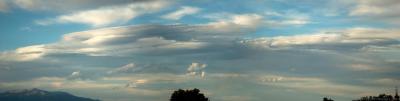 Cloud Panorama with Greenhorn