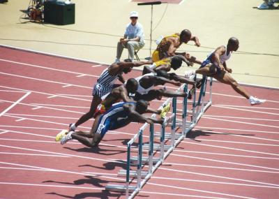 100 meter hurdles - trials in May