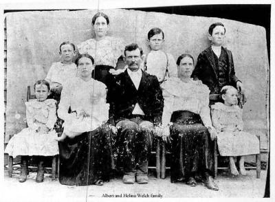 Albert and Helena Welch family